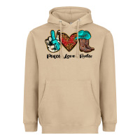 Mushroom peace love rodeo Heavyweight Hoodie - JahusDesignShop