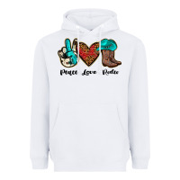 White peace love rodeo Heavyweight Hoodie - JahusDesignShop