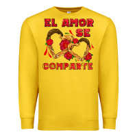 Lemon el amor se comparte with churros Premium Sweatshirt - AdoDesignShop