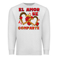 El Amor Se Comparte With Churros Premium Sweatshirt | Teevron