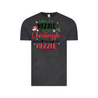 Vintage Black twas the nizzle  before christmizzle Vintage Tee - MaliasSmallBusiness