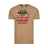 Vintage Coffee twas the nizzle  before christmizzle Vintage Tee - MaliasSmallBusiness