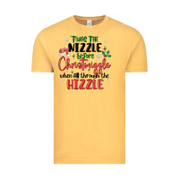 Vintage Mustard twas the nizzle  before christmizzle Vintage Tee - MaliasSmallBusiness