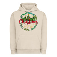 Pigment French Oak Christmas Vibes Urban Hoodie - MaliasSmallBusiness