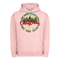 Pigment Salmon Christmas Vibes Urban Hoodie - MaliasSmallBusiness