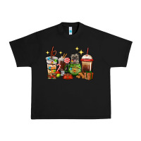 Black Christmas coffee cups with Pug Urban Heavy Tee - RanaPortraitStore