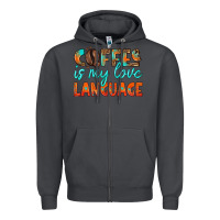 Smoke coffee is my love language Zipper Hoodie - HRA Design Shop