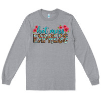 Heather Grey hot mess express Long Sleeve Tee - texasbilliewilder