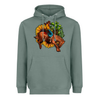 Sage rodeo cowboy sunflower cactus Heavyweight Hoodie - JahusDesignShop