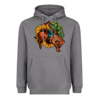 Storm rodeo cowboy sunflower cactus Heavyweight Hoodie - JahusDesignShop