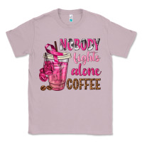 Lilac Nobody Fights Alone Coffee Classic Tee - texasbilliewilder