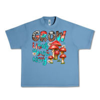 Pebble Blue grow your own way Urban Heavy Tee - texasbilliewilder