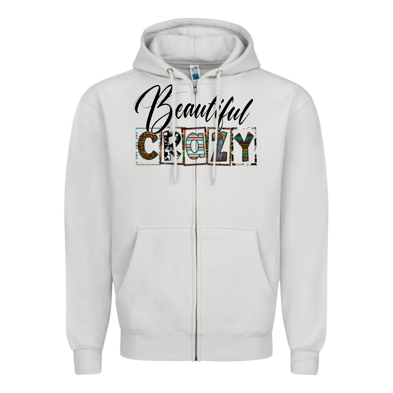Beatiful Crazy Zipper Hoodie by SublimationCraftShop | Teevron