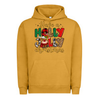 Pigment Peanut Butter have a holly jolly christmas Urban Hoodie - MaliasSmallBusiness