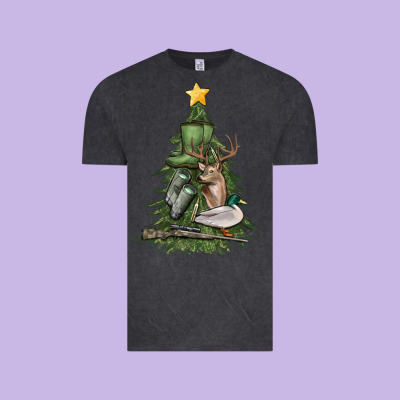 Vintage Tee hunting christmas tree