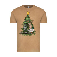 Vintage Camel hunting christmas tree Vintage Tee - MaliasSmallBusiness