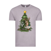 Vintage Zinc hunting christmas tree Vintage Tee - MaliasSmallBusiness