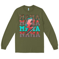 Army Green racing mama mama mama Long Sleeve Tee - AdoDesignShop