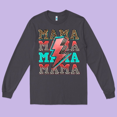 Racing Mama Mama Mama Long Sleeve Tee Designed By Adodesignshop