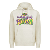 Oatmeal Heather mardi gras mama Premium Hoodie - MaliasSmallBusiness