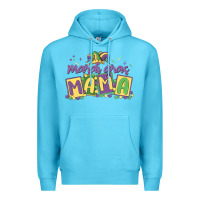 Ocean Blue mardi gras mama Premium Hoodie - MaliasSmallBusiness