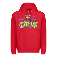 Red mardi gras mama Premium Hoodie - MaliasSmallBusiness