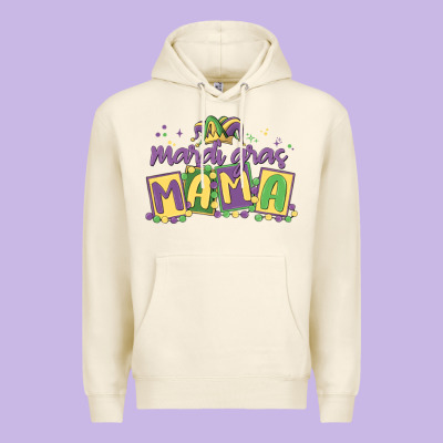 Mardi Gras Mama Premium Hoodie Designed By Maliassmallbusiness