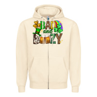 Sandshell Bad and boozy st. patricks day Zipper Hoodie - Neo Western