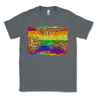 Charcoal Heather pride background Classic Tee - Zillion Design Studio