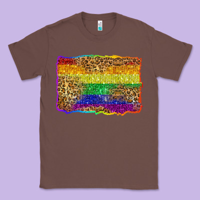 Pride Background Classic Tee Designed By Zillion Design Studio
