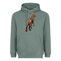 Sage parasaurolophus Heavyweight Hoodie - Artiststas