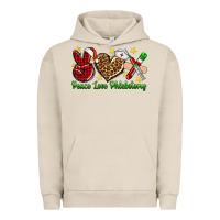 Pigment French Oak Peace love Phlebotomy Christmas Urban Hoodie - NancyCooperArtShop