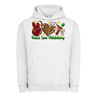 Pigment Lunar Rock Peace love Phlebotomy Christmas Urban Hoodie - NancyCooperArtShop
