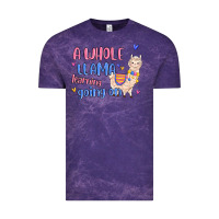 Cloud Purple a whole llama learning going on Vintage Tee - MaliasSmallBusiness