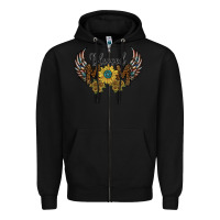 Black blessed mom Zipper Hoodie - SublimationCraftShop