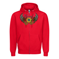 Red blessed mom Zipper Hoodie - SublimationCraftShop