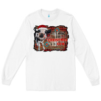 White all i want for christmas is a cow aztec Long Sleeve Tee - RanaPortraitStore