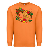 Carrot Churros with love and sombrero Premium Sweatshirt - AdoDesignShop