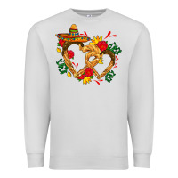 Dove Grey Churros with love and sombrero Premium Sweatshirt - AdoDesignShop