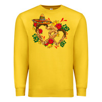 Lemon Churros with love and sombrero Premium Sweatshirt - AdoDesignShop