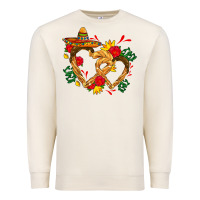 Sandshell Churros with love and sombrero Premium Sweatshirt - AdoDesignShop