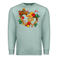Seafoam Churros with love and sombrero Premium Sweatshirt - AdoDesignShop