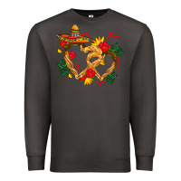 Smoke Churros with love and sombrero Premium Sweatshirt - AdoDesignShop