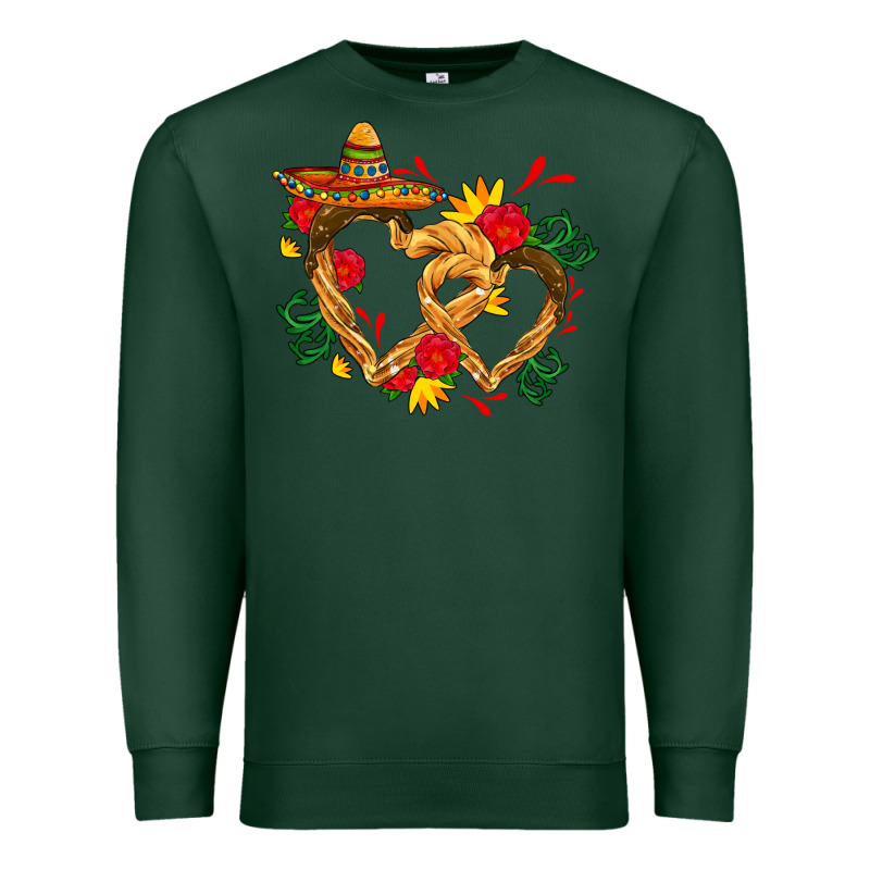 Churros With Love And Sombrero Premium Sweatshirt by AdoDesignShop | Teevron