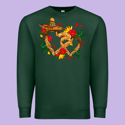 Churros With Love And Sombrero Premium Sweatshirt Designed By Adodesignshop