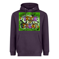 Plum trick or treat tumbler Heavyweight Hoodie - BundleAndBundleShop
