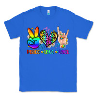 True Royal peace love rock Classic Tee - Zillion Design Studio