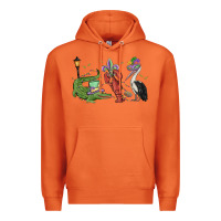Carrot mardi gras alligator crawfish pelican Premium Hoodie - MaliasSmallBusiness