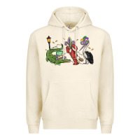 Tofu mardi gras alligator crawfish pelican Premium Hoodie - MaliasSmallBusiness