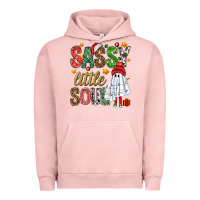 Pigment Salmon Sassy litte soul Urban Hoodie - NancyCooperArtShop